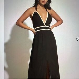 NWT Elan Black Maxi Dress